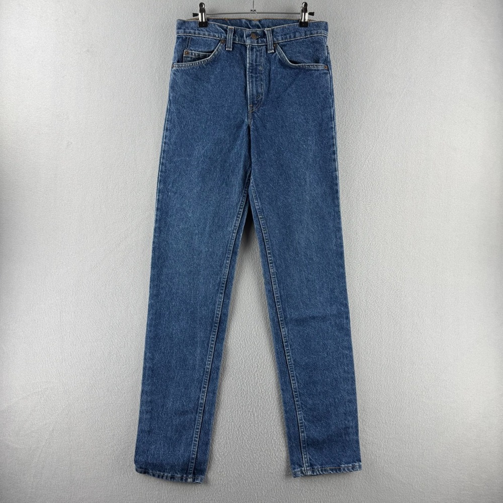 Vintage Levis Jeans Mens 30 (Fits 28x33) Orage‎ Tab 505 Straight 80s Made in USA